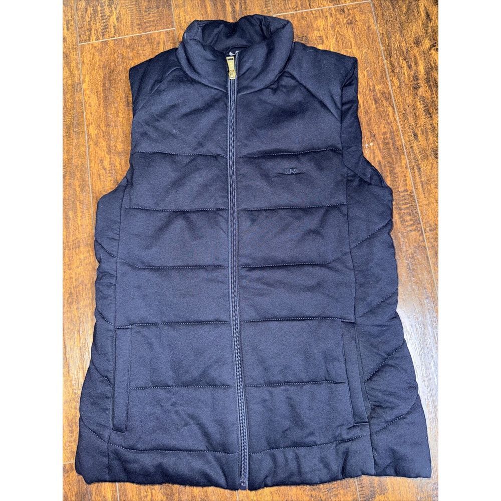 Ralph Lauren Dark Blue‎  Womens Outerwear Vest XS  Classic Slim Cut Puffer